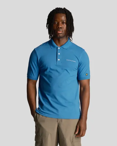 Embroidered Polo Shirt W584 Spring Blue 